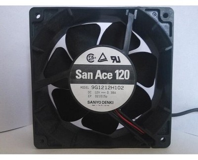 1 PCS    Fan  9G1212H102  DC 12V 0.38A 12038 12cm 2 wire cooling fan *la