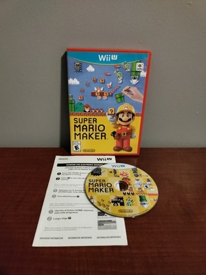 Super Mario Maker (Nintendo Wii U) CIB COMPLETE & TESTED