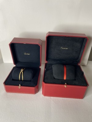 Cartier Silk Cord In Blood Orange 70cm, Jewelry Box & Ring NOT included