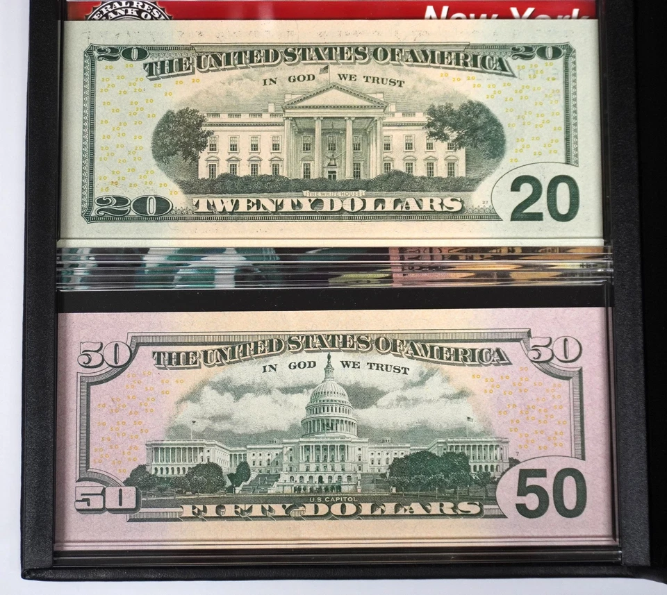 SERIES 2004 NEW YORK EVOLUTIONS SET, MATCHING $20 & $50 SERIAL NUMBERS - Image 3 of 4
