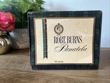 Vintage Robt. Burns Panatela Cigar Box Empty General Cigar Co. New York N.Y.