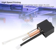 3D Printer Hotend Kit 24V 50W Heating Rod Brass Nozzle Bimetal Heatbreak