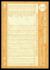 Carlos Santana 2025 Topps Archives #7 Cleveland Guardians