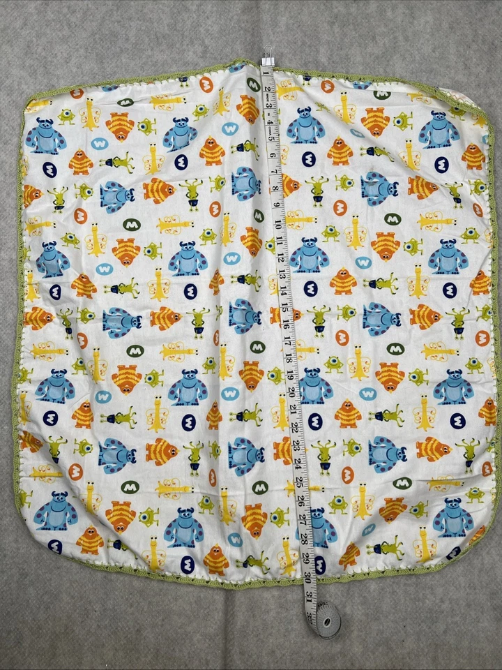 Manta de recepción de franela de algodón Monster's Inc para bebé niño niña Disney Foto 2 de 4