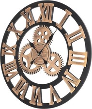 50cm Extra Large Roman Numerals Skeleton Wall Clock Giant Big Open Face Round