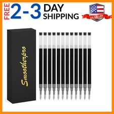 Gel Ink Refills, 12 Pack Pilot G2 Compatible  0.5mm Fine Point Black Gel Ink...