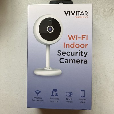 Vivitar Wi-Fi Indoor Remote Monitoring Security Camera White IPC112E-WHT NIB