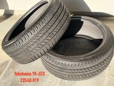 Two 2 Yokohama Yk-gtx All Season Tires 23540 R19 - Like New Two 2 Yokohama Yk-gtx All Season Tires 23540 R19 - Like New