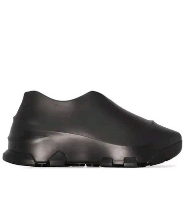 GIVENCHY Monumental Mallow Black Mate Rubber Sneakers Men's EU 40 US 7 Org $850
