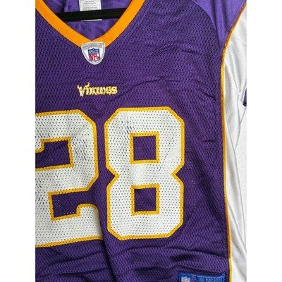Reebok Minnesota Vikings Adrian Peterson 28 Purple NFL Jersey Mens