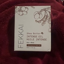 FEKKAI Shea Butter Intense Oil for Hair Body - Full Size 50 ml/1.7 oz In Box