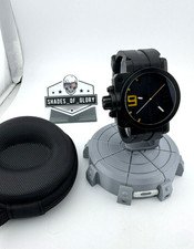OAKLEY GEARBOX STEALTH BLACK W/ YELLOW DIAL WATCH 10-040 AUTHENTIC 2012 NEW