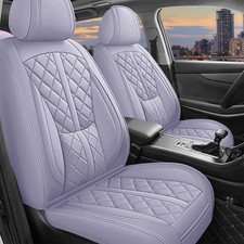 otoez Car Seat Covers Full Set, Universal Leather Seat Cover 5 Seat Waterproo...