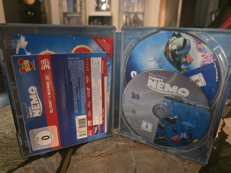 Findet Nemo 3D Steelbook + Findet Dorie 3D Pappschuber - Toller Zustand - Bild 3 von 4