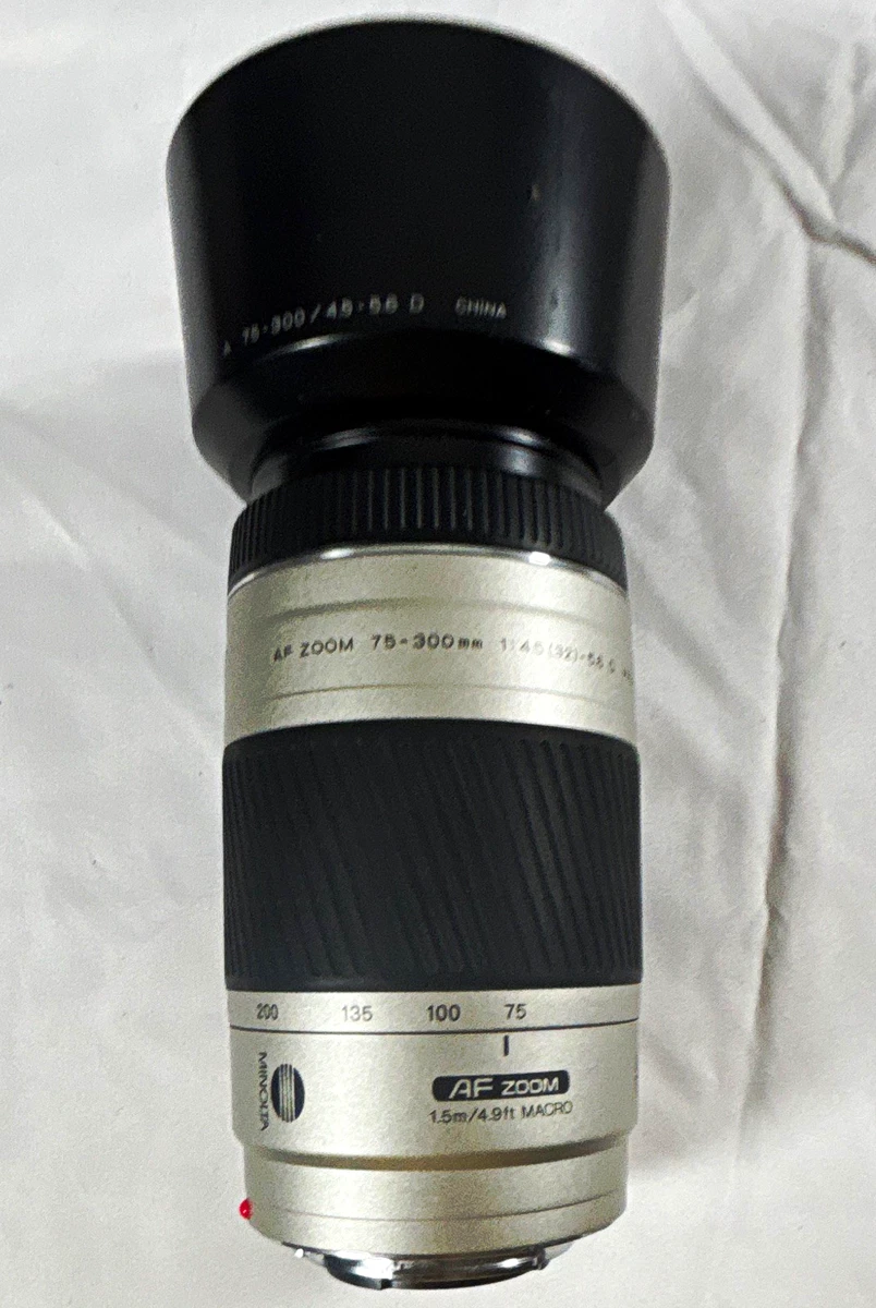 Minolta 75-300mm f/4.5-5.6 Camera Lenses for sale | eBay