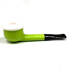 Pistachio Erik Nording Shorty Porcelain Tobacco Smoking Pipe - 5440K
