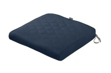 Classic Accessories Montlake FadeSafe 21"Wx19"Dx3"T Navy Outdoor Seat Cushion