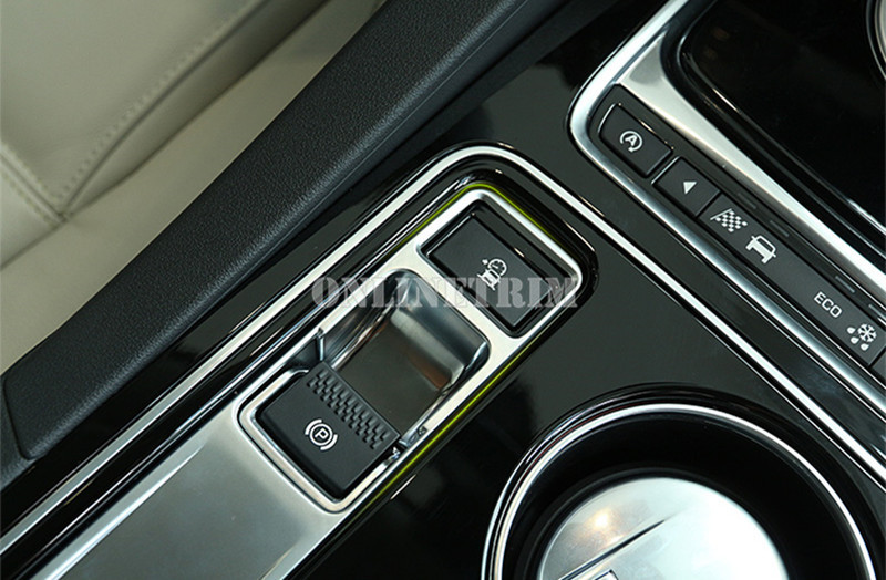 2X Console Handbrake & Water Cup Holder Trim Cover For Jaguar XE X760
