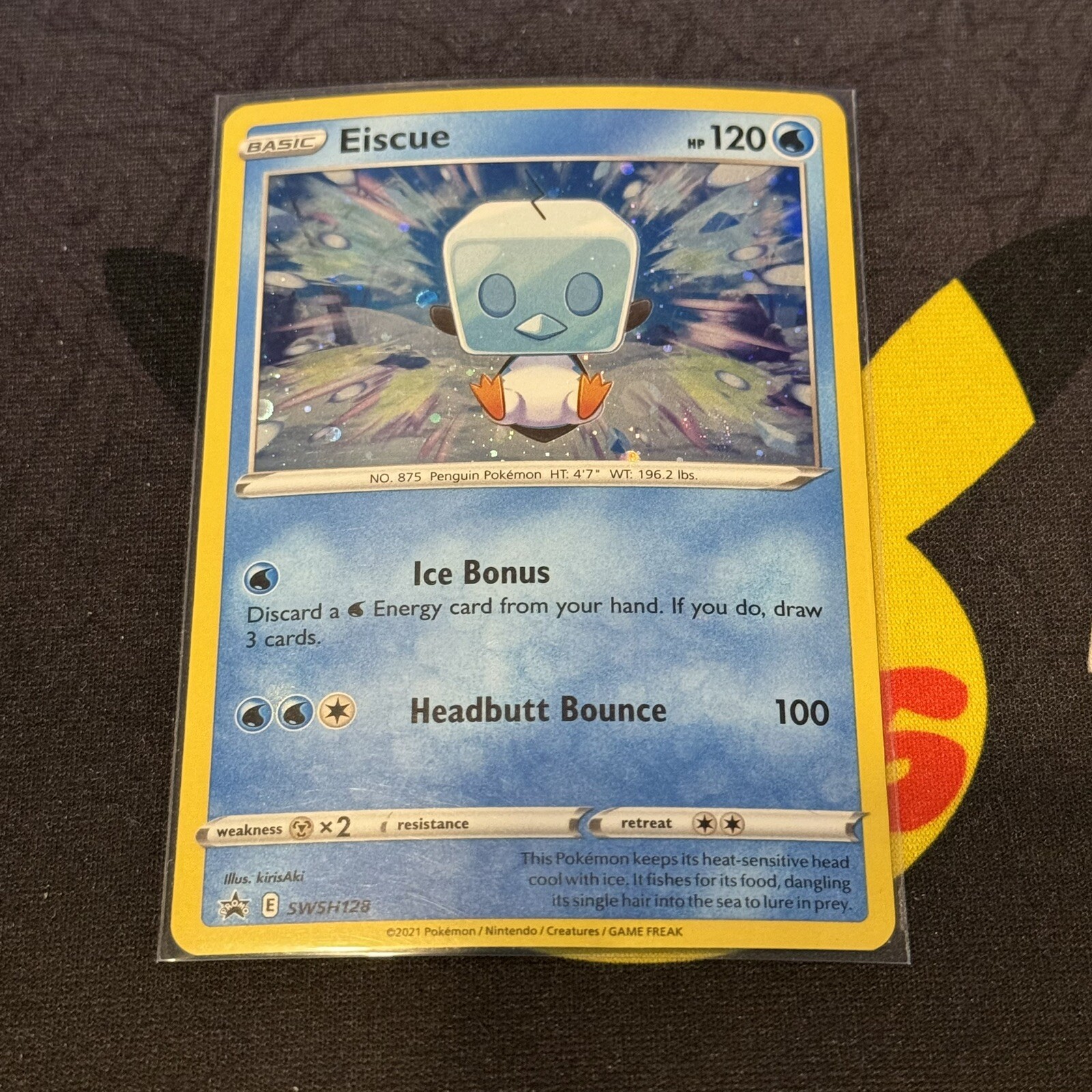 Pokemon - Eiscue - Black Star Promo - SWSH128- Holo Rare - NM/M