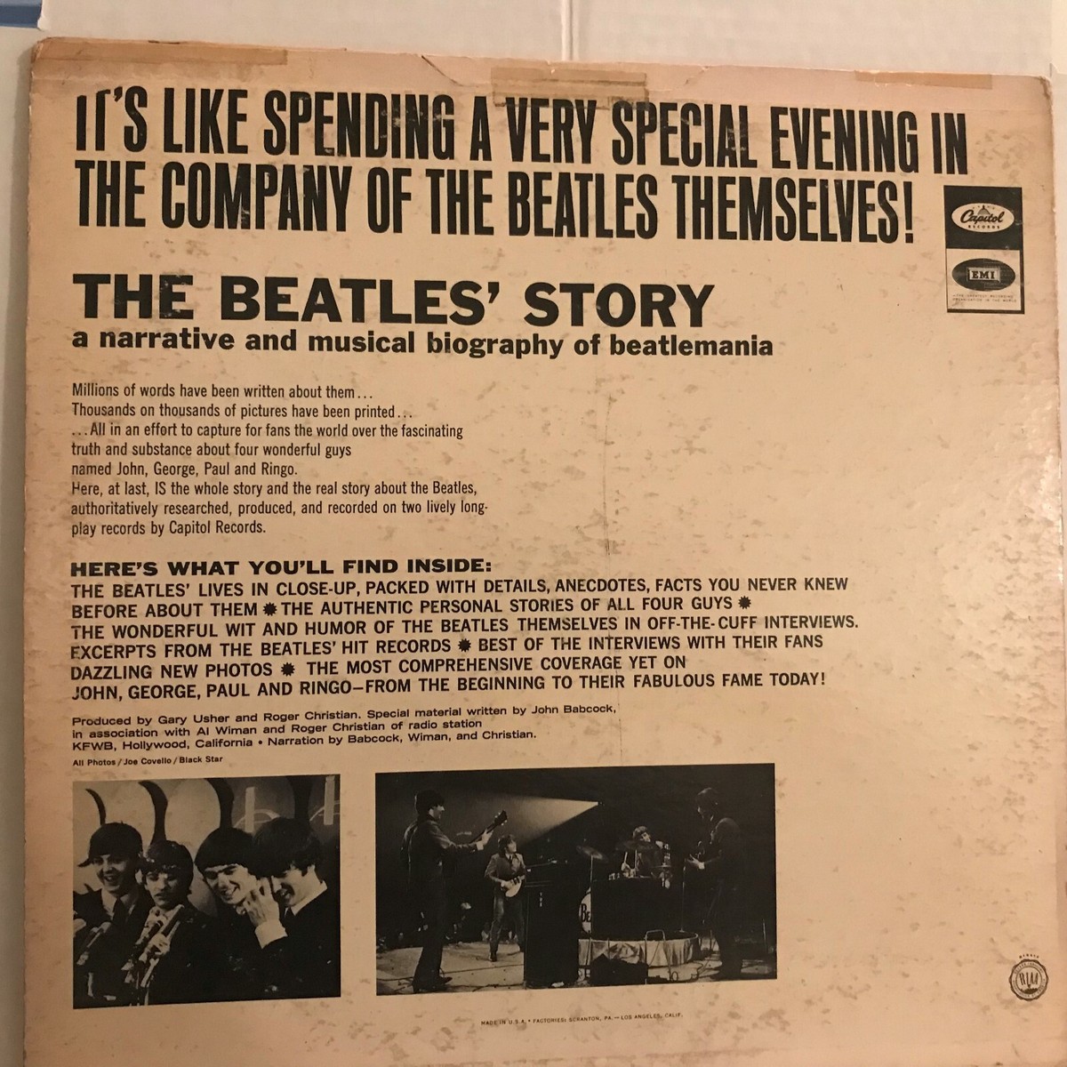 THE BEATLES LP THE BEATLES STORY | eBay