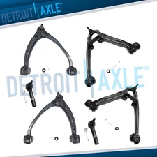 6pc Front Upper Lower Control Arms Tie Rods for Chevy Silverado GMC Sierra 1500