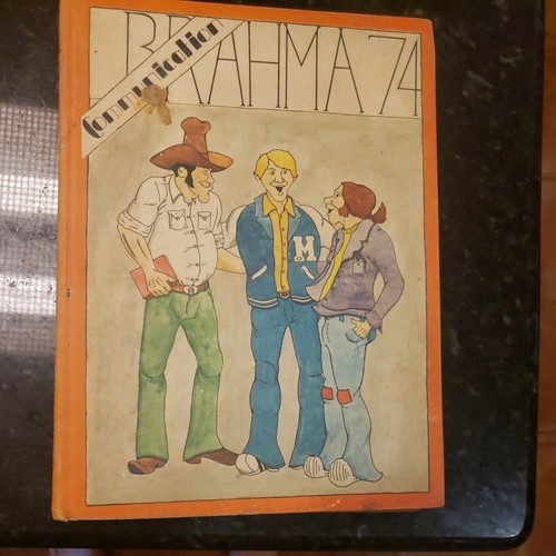 1974 Douglas MacArthur High School San Antonio Texas Brahma Yearbook Annual HS