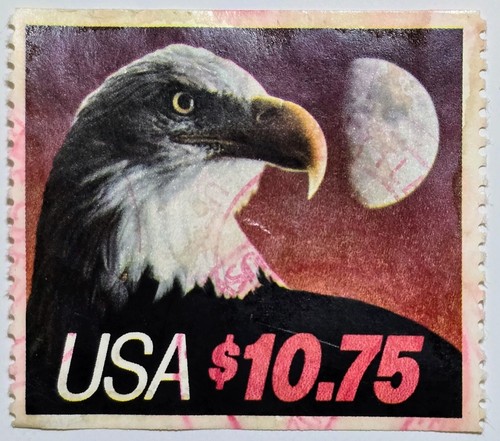 US STAMP 1985 SCOTT #2122 $10.75, EAGLE & HALF MOON USED F/VF - Picture 3 of 4