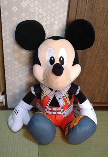 Kingdom Hearts II L Plush Toy stuffed toy King Mickey Disney NEW JAPAN - Picture 2 of 5