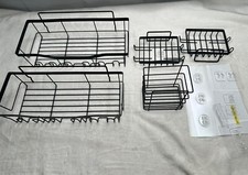 Shower Caddy Organizer for Bathroom Storage Kitchen Adhesive 5 Pack