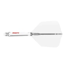 CUESOUL ROST 77 Integrated Dart Shaft and Flight,Big Wing Shape,Set of 3-Ice