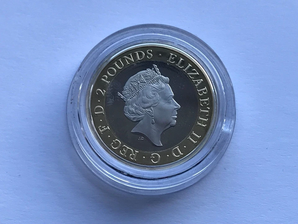 Simply Coins~ 2018 PREMIUM PROOF FRANKENSTEIN TWO 2 POUND COIN - Image 4 of 4