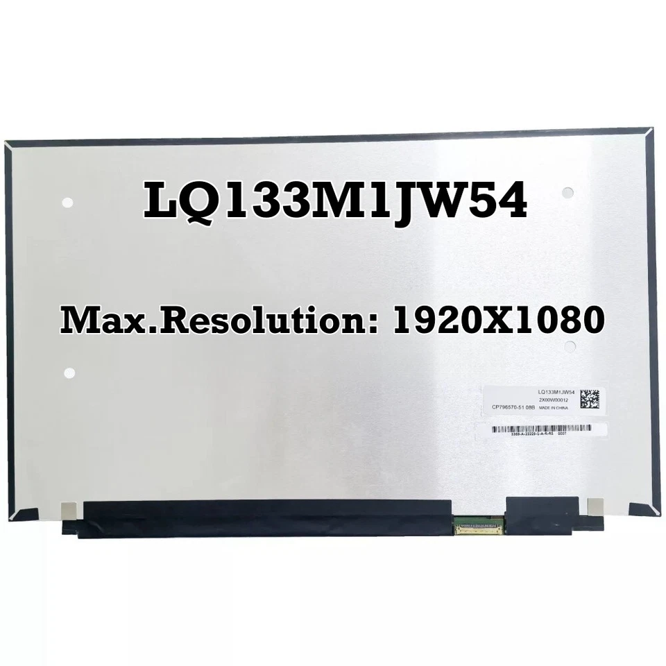 LQ133M1JW54 13,3" Neu LED Bildschirm LCD Anzeige Panel 1920X1080 IPS - Bild 2 von 2