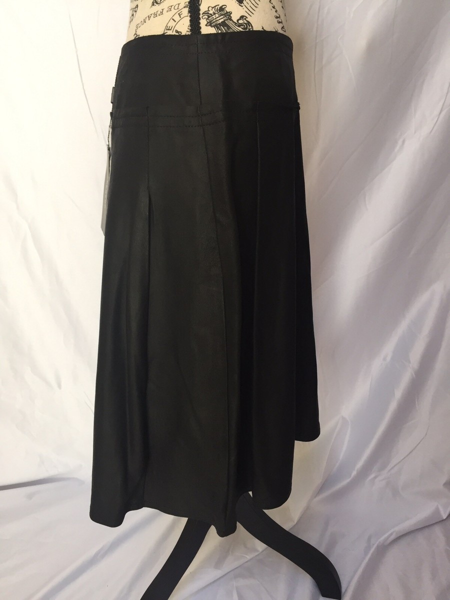 【関税＆送料込み】Max Mara Black Leather Skirt Leather skirt skirts | Max Mara