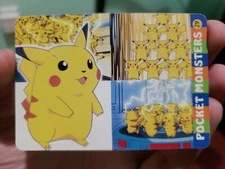 Pokémon: PIKACHU - [Pocket Monsters] [#35 #29] Sticker Vending 1998 Banzai NM/M