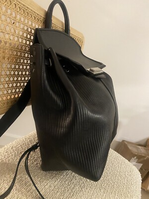 Alexander Wang Black Leather Backpack | eBay Alexander Wang Black Leather Backpack | eBay