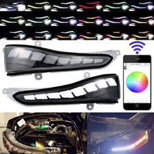 RGB LED Mirror Sequential Signal Light& Fog Light for Infiniti Q50 Q60 2014-2022