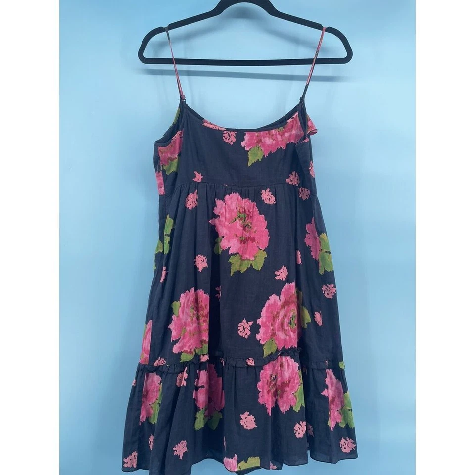 Vestido Juicy Couture para Mujer Talla 4 Floral Volantes Hadas Rosa Rosas Cottagecore Boho Foto 3 de 4