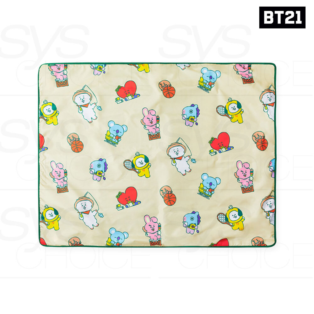 BTS BT21 Official Authentic Goods In the Forest Picnic Mat +