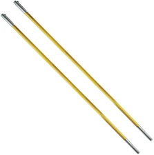 2-Pack 6-Foot Yellow Fiberglass Extension Pole for Pole Saw or Pruner Head