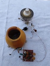 COLLINS 30S-1 LINEAR AMPLIFIER PARTS: EIMAC SOCKET & TUBE 4cx1000, Chimneys, ACC