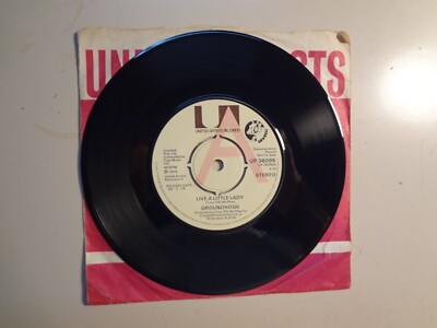GROUNDHOGS: (w/Tony McPhee) Live A Little Lady- Boogie Withus-U.K. 7'' 76 UA Demo