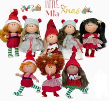 Bambola Natalizia Little Mia Nines Artesanals d'Onil – DISPONIBILE