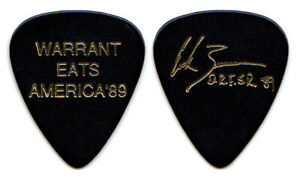 WARRANT Guitar Pick : 1989 DRFSR Tour Erik Turner Eats America 89