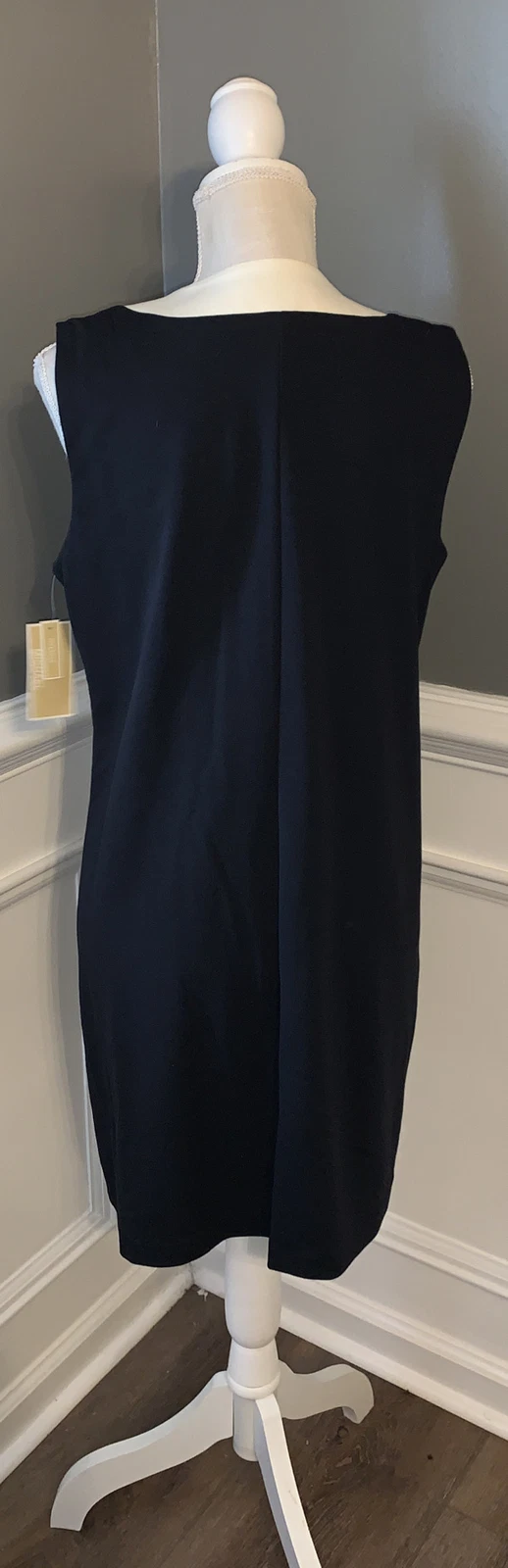 Abito Michael Kors smanicato elasticizzato zip davanti nuovo con etichetta taglia Petite Medium