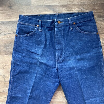 Wrangler Jeans Mens 36x30 13MWZ Cowboy Denim Vintage 90s Western