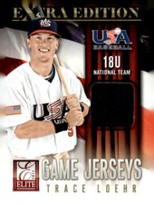 2013 Elite Extra Edition USA Baseball 18U Game Jerseys #10 Trace Loehr