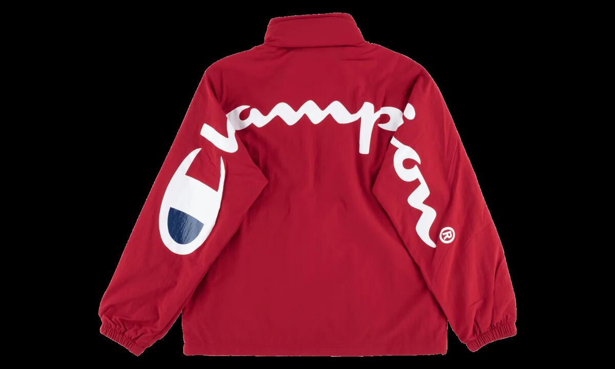 Champion Supreme Jacket Track Jacket Red sz L NEW Authentic Champion Supreme Jacket Track Jacket Red sz L NEW Authentic