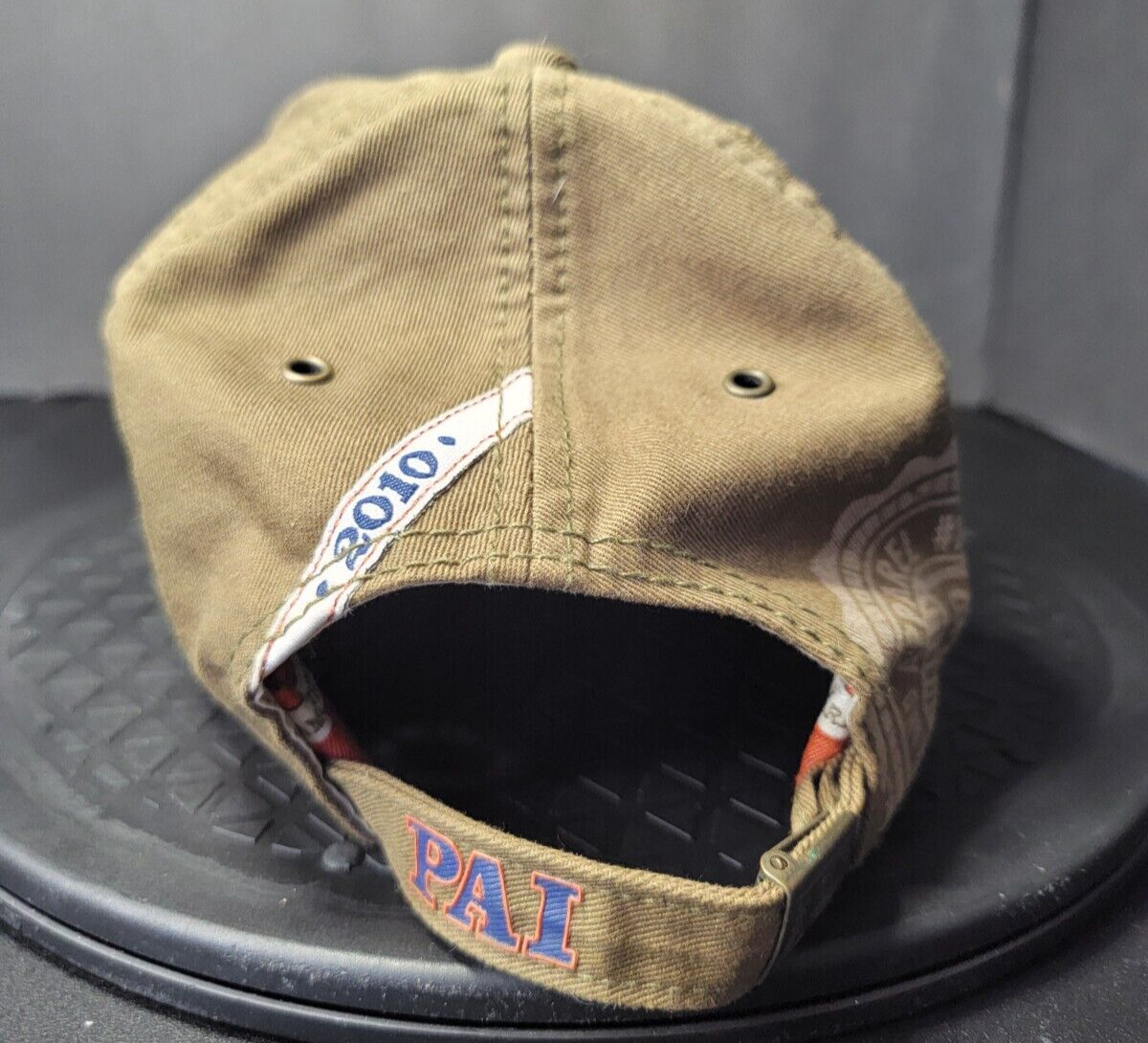 Paramount Apparel Cap Adjustable Brown/Orange/Whi… - image 4