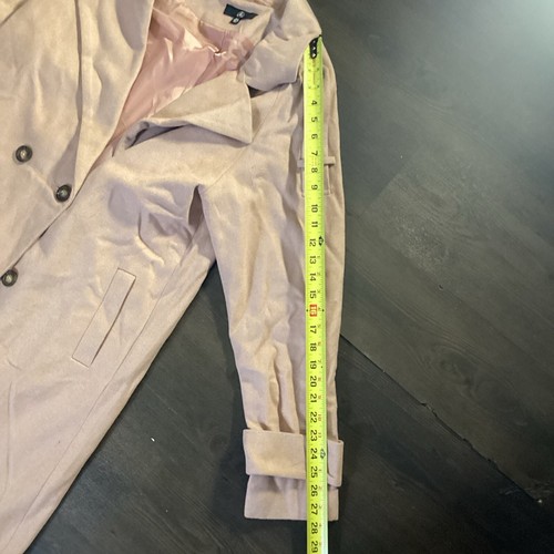 MISGUIDED TRENCH COAT WOMAN SIZE 4 PINK - Picture 7 of 14