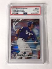 CODY BELLINGER 2017 TOPPS CHROME FRESHMAN FLASH #FF5 PSA 10 GEM Dodgers Yankees